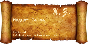 Magyar Zelma névjegykártya
